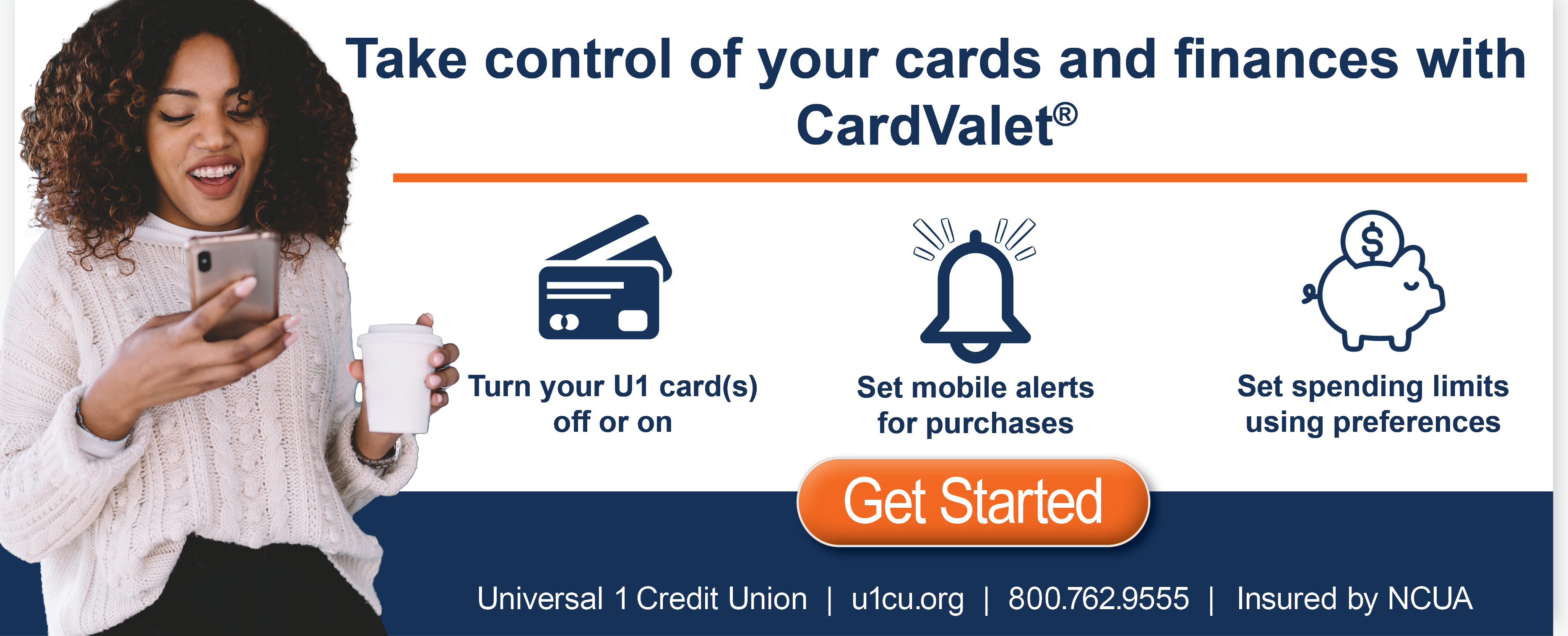 Take control of your cards and finances with CardValet