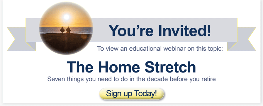 The Home Stretch Retirement Webinar