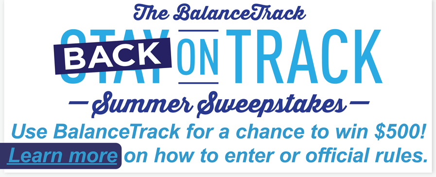 Back On Track Summer Sweepstakes. 