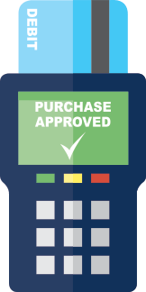Debit Card Purchase Approved through ODP+