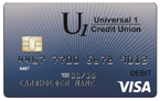 Universal 1 Credit Union VISA Debit Card